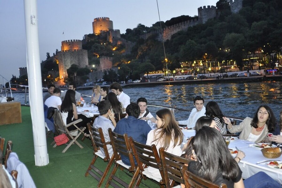 Graduation Organization on the Yacht