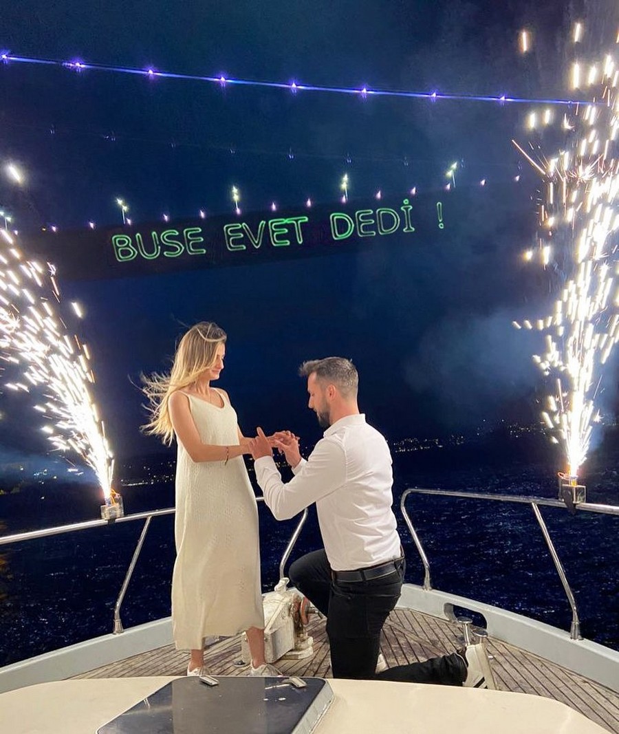 Laser Marriage Proposal