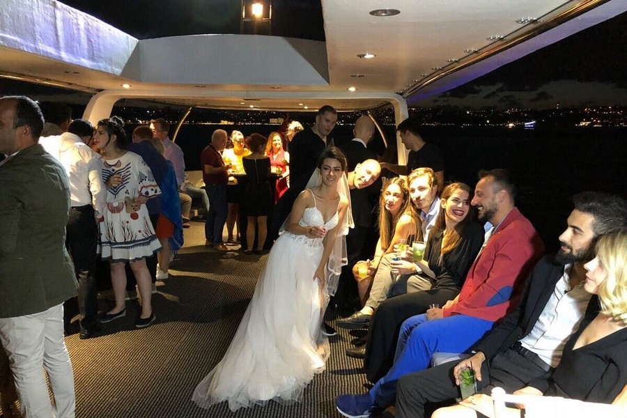 Wedding on a Yacht on the Bosphorus