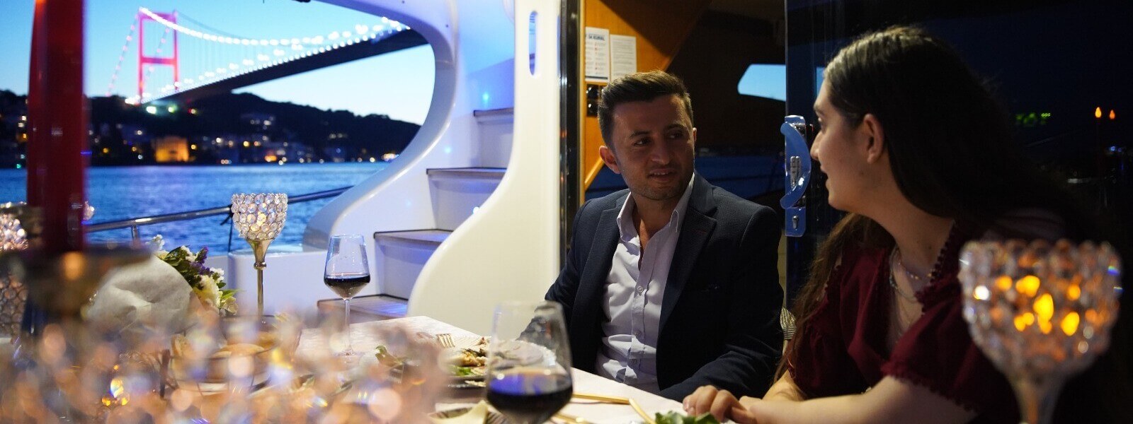 Dinner on the Yacht