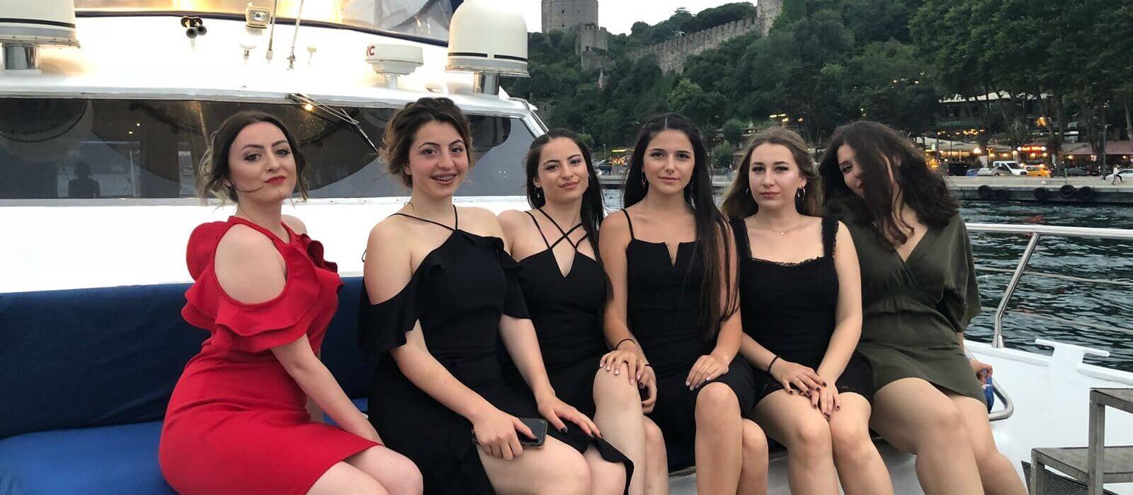 Girl-on-Girl Bachelorette on the Yacht