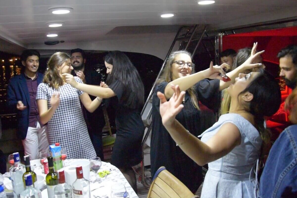 Graduation Party on the Yacht