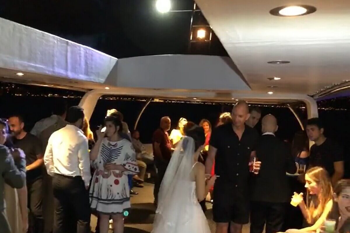 Wedding on a Yacht on the Bosphorus