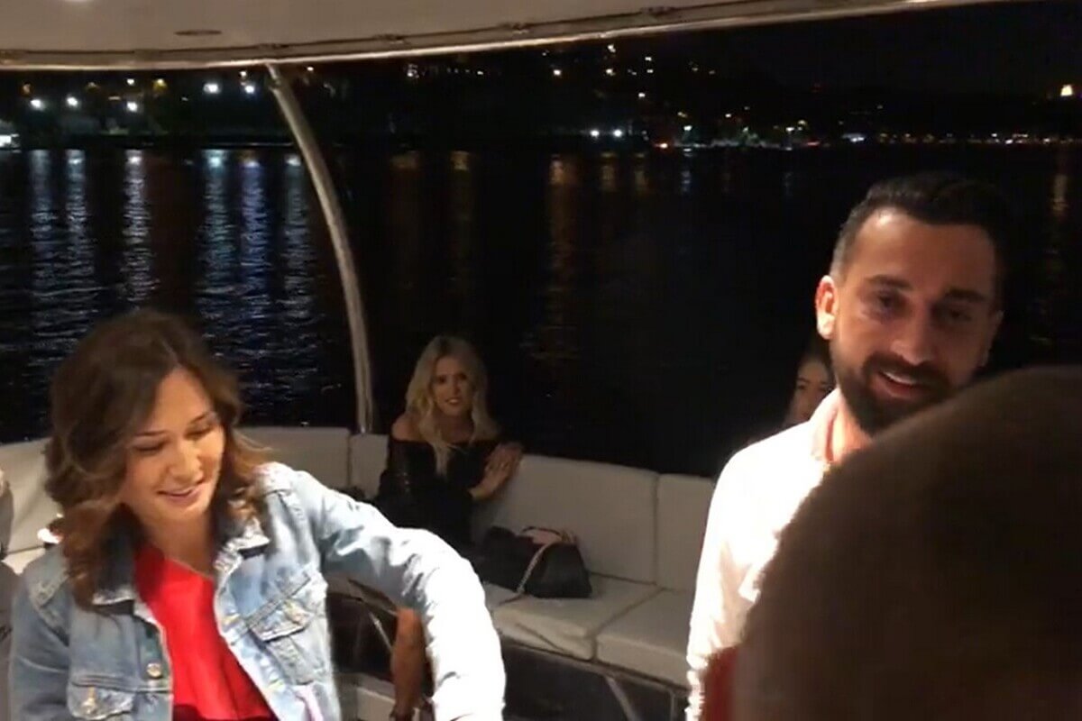 Engagement on the Yacht Istanbul