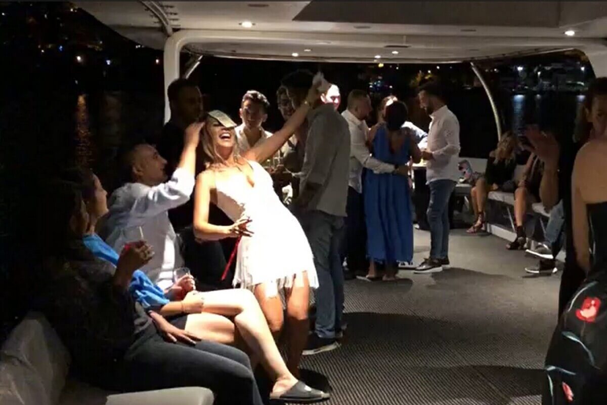 Engagement on the Yacht on the Bosphorus