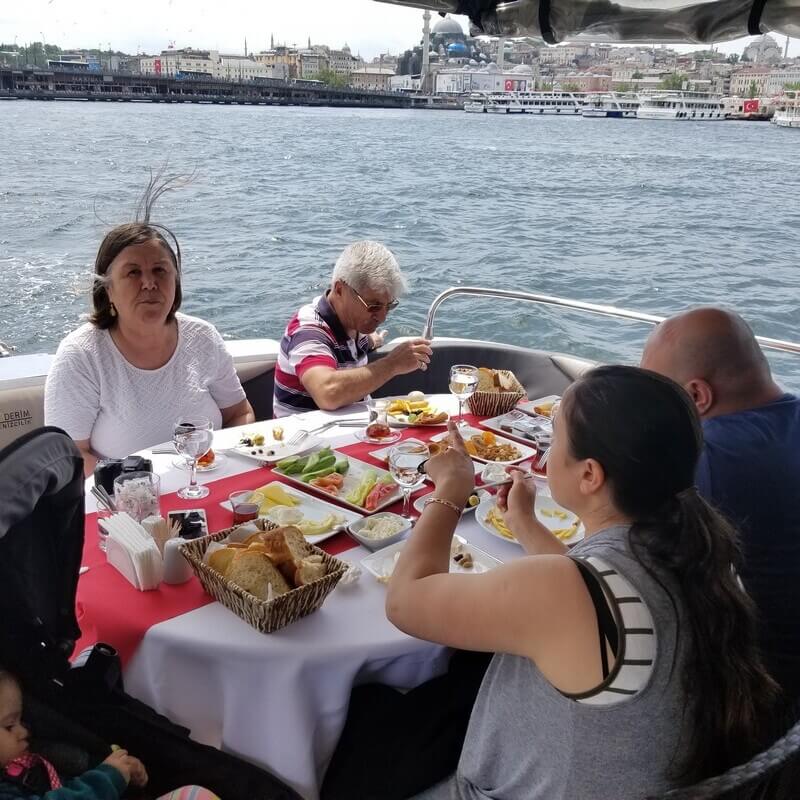 Warmth of Family in the Middle of the Sea: Yacht Breakfast Delight