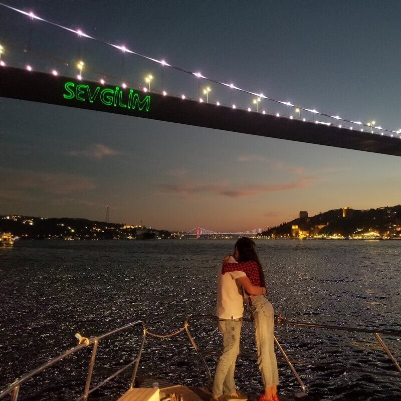 Writing Name on the Bridge